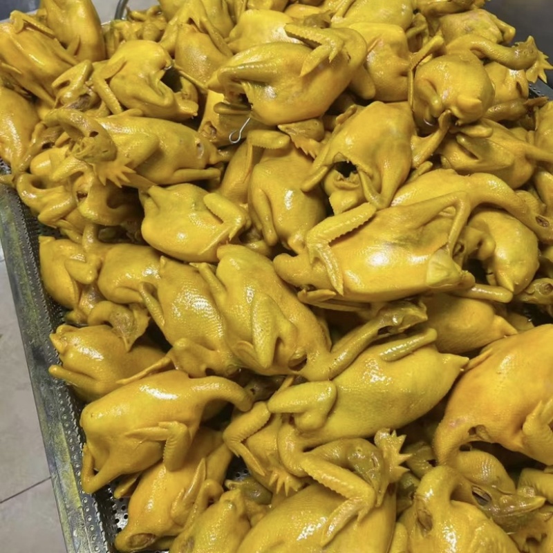 盐焗鸡地摊电商批发五指毛桃盐焗鸡摆摊卤味熟食全熟盐焗鸡
