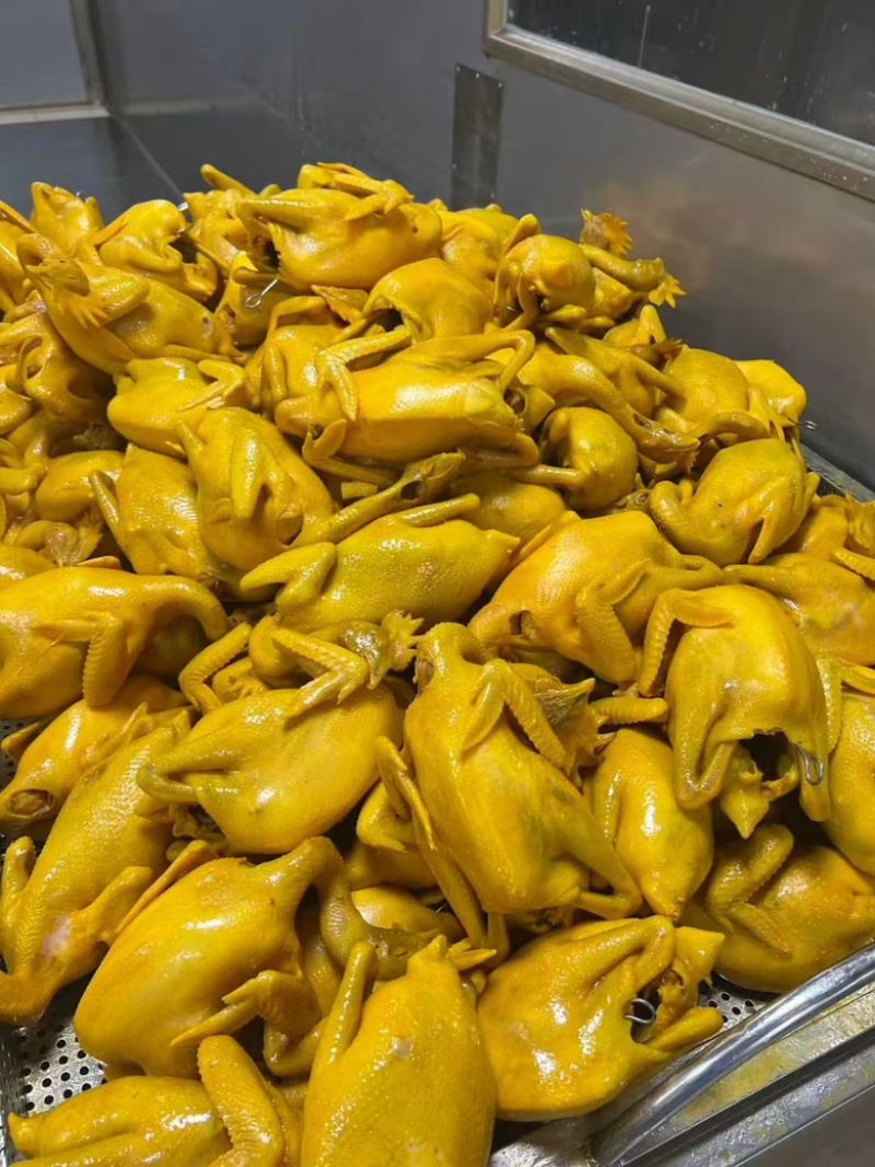 盐焗鸡地摊电商批发五指毛桃盐焗鸡摆摊卤味熟食全熟盐焗鸡