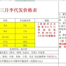 云南三月李一件代发三华里可开票品质保障包售后