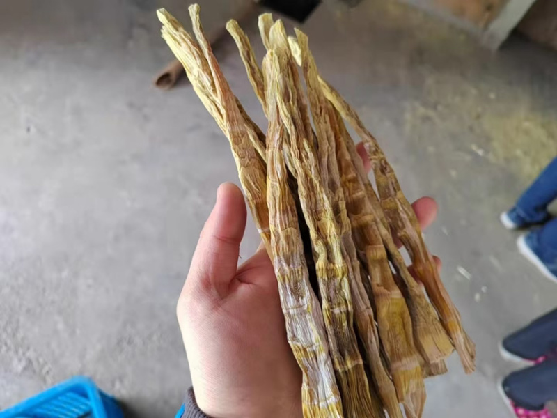 野笋干淡直尖小笋干高中低三档大小分类规格齐全