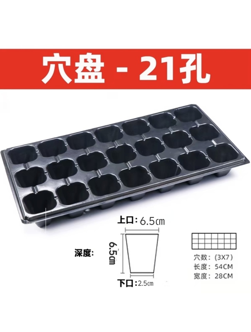育苗穴盘21/32/50/72/105/128孔80克