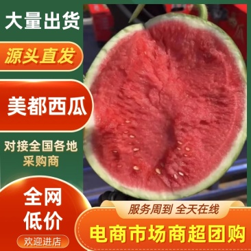 夏邑美都西瓜大量上市产地直供可视频看货全国发货欢迎咨询