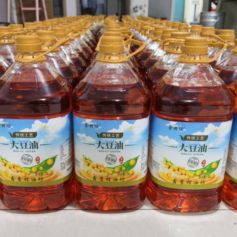 笨榨大豆油，98元/桶，重量5L，两桶起邮，全国发货