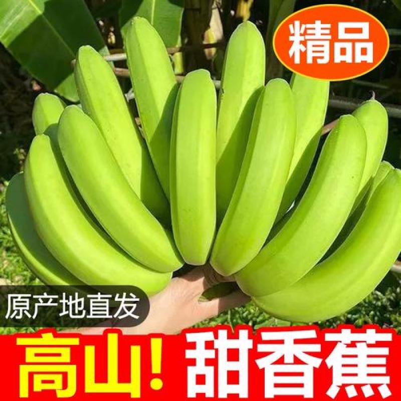 高山甜香蕉新鲜水果当季现摘大芭蕉小米蕉甜香蕉整箱自然熟