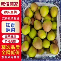 红香酥梨，供应电商，酥脆可口，颜色好质量保证欢迎采购