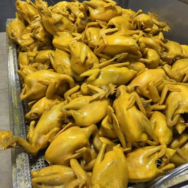五指毛桃盐焗鸡地摊电商批发盐焗鸡摆摊卤味熟食全熟盐焗鸡