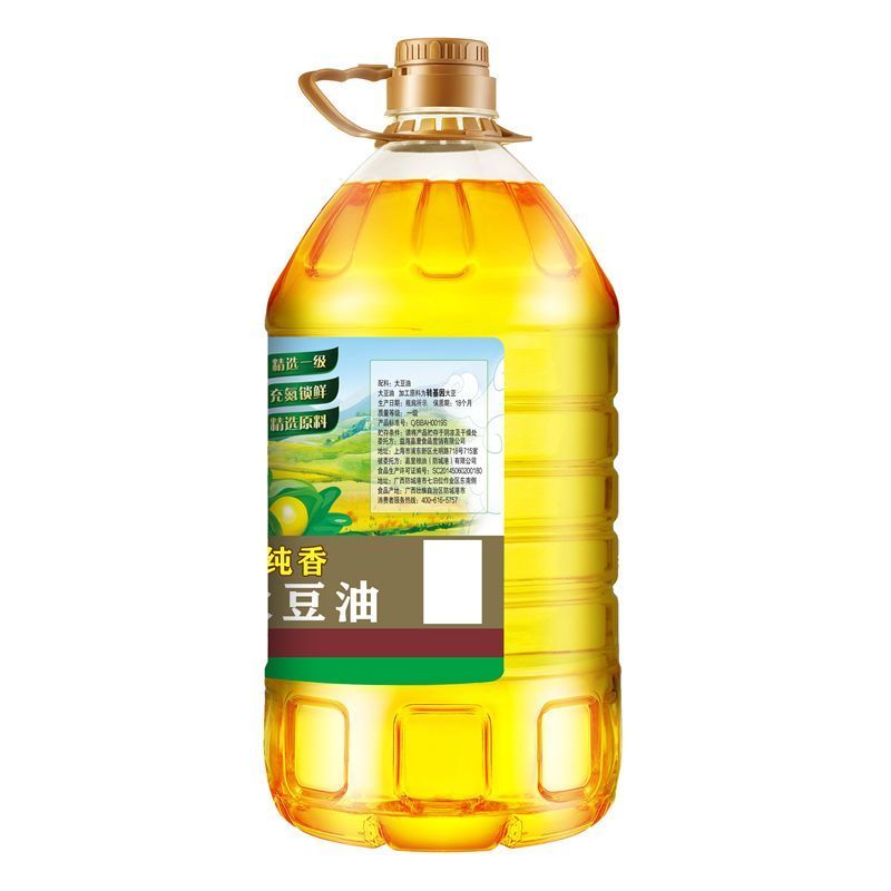 香满园天天谷香纯香大豆油5L*2桶食用大豆油家庭装