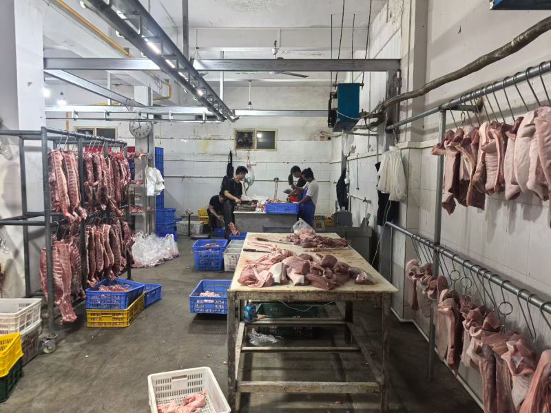 惠州区域猪肉配送农产品有限公司可开发票整猪批零，散件都行