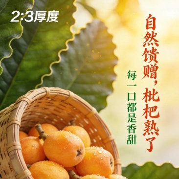 高山自然成熟枇杷