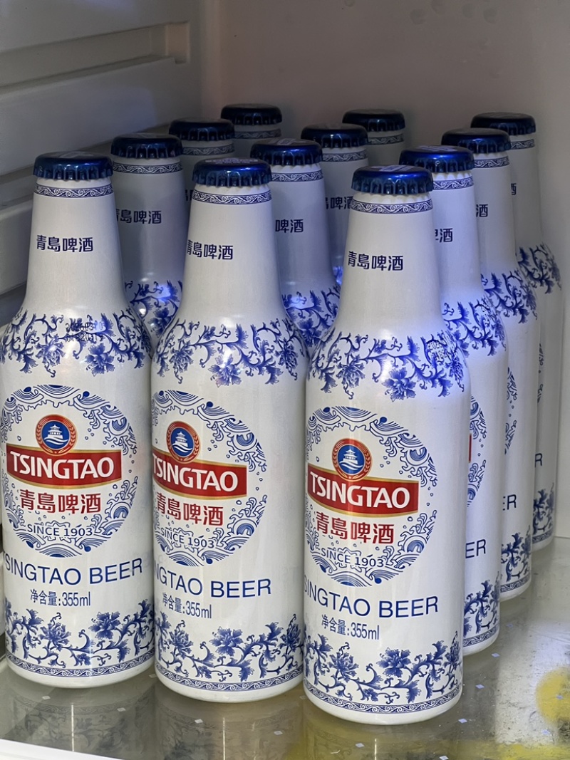 青岛发货青花瓷正品铝罐355ml*12瓶（美学酒）