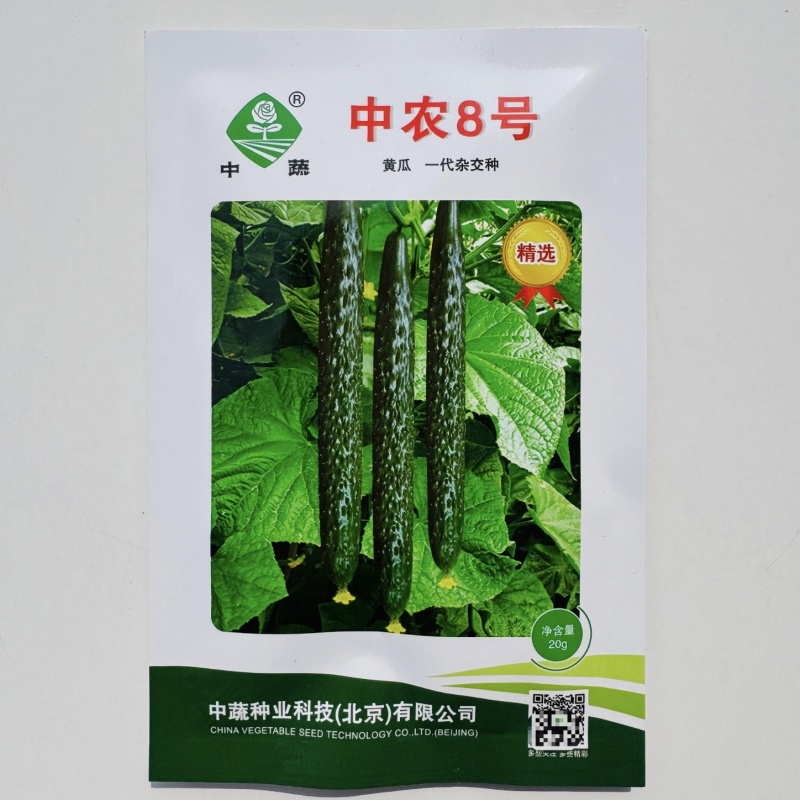 中蔬种业中农8号黄瓜种子春季栽培黄瓜种籽深绿把短瘤小刺密