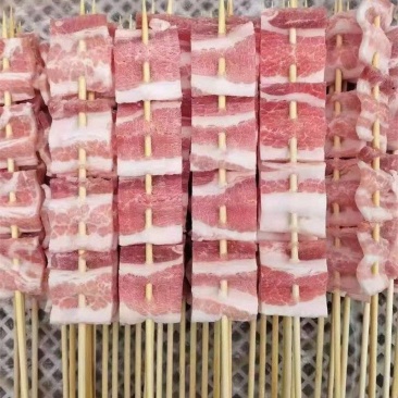 五花肉串