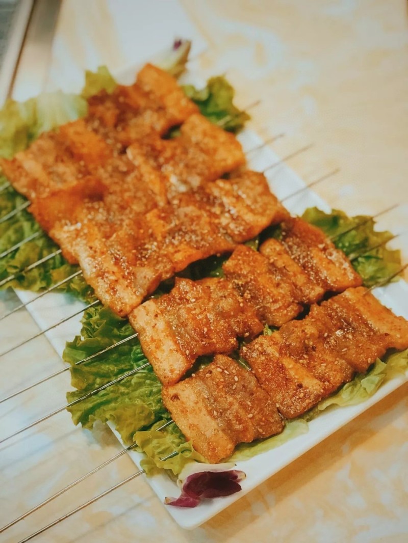五花肉串