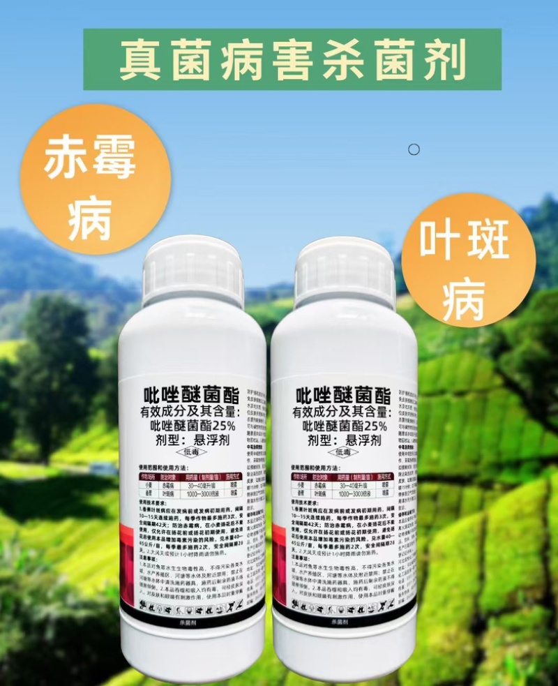25%吡唑醚菌酯杀菌剂白粉病炭疽病渗透内吸