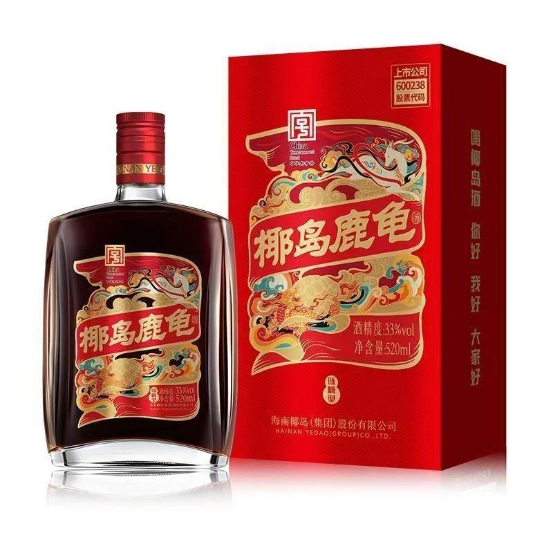 海南椰岛鹿龟酒，33度大厂品牌，质量有保证！优势供货