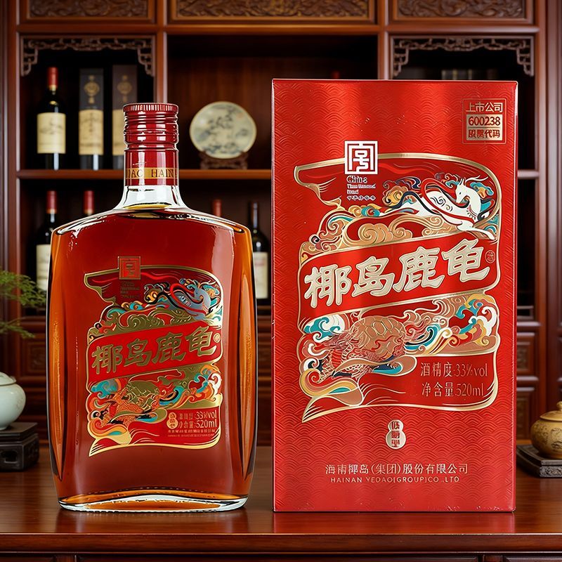 海南椰岛鹿龟酒，33度大厂品牌，质量有保证！优势供货