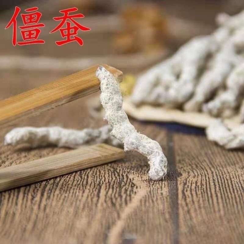 精选白僵蚕中药材僵蚕白僵蚕粉白僵虫天虫正品正宗批发零售
