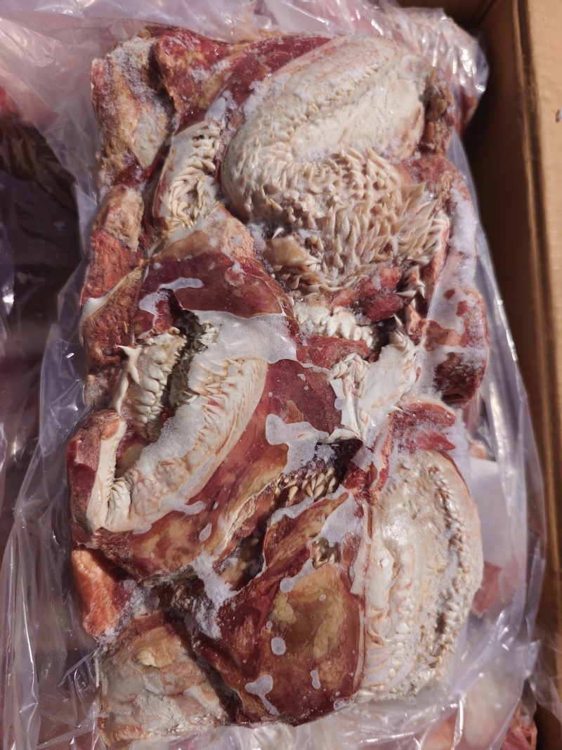 【牛腮肉】冻牛头缓化剔下来的嘴叉子，二次加工产品，纯干货
