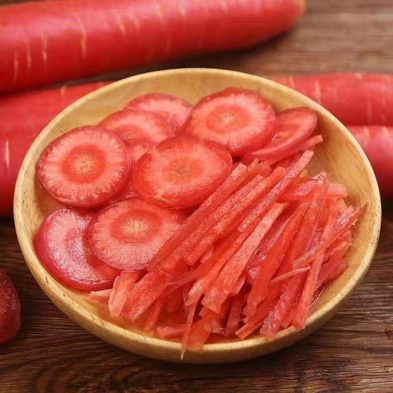 【热卖】许昌三红胡萝卜，口感脆甜，产地直供支持视频看