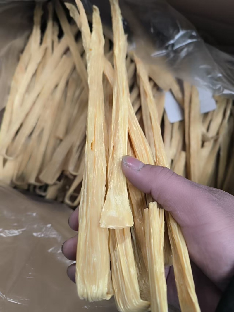 无盐腐竹条一手货源全国发货量大价优欢迎随时联系