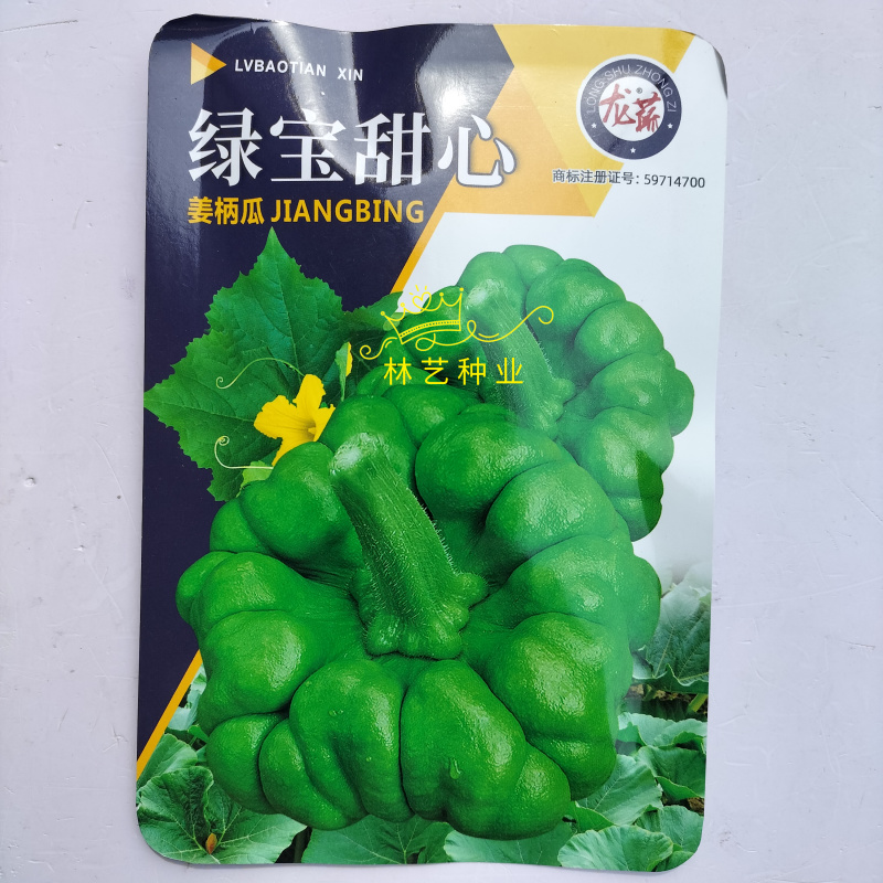 绿宝甜心姜柄瓜种子优质姜柄瓜种子特色嫩南瓜七叶瓜丫丫瓜种