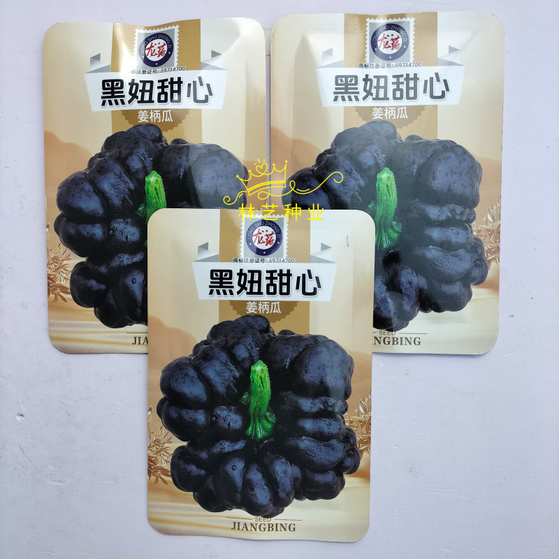 黑妞甜心姜柄瓜种子高产小南瓜种籽春夏秋季七叶瓜菜瓜蔬菜