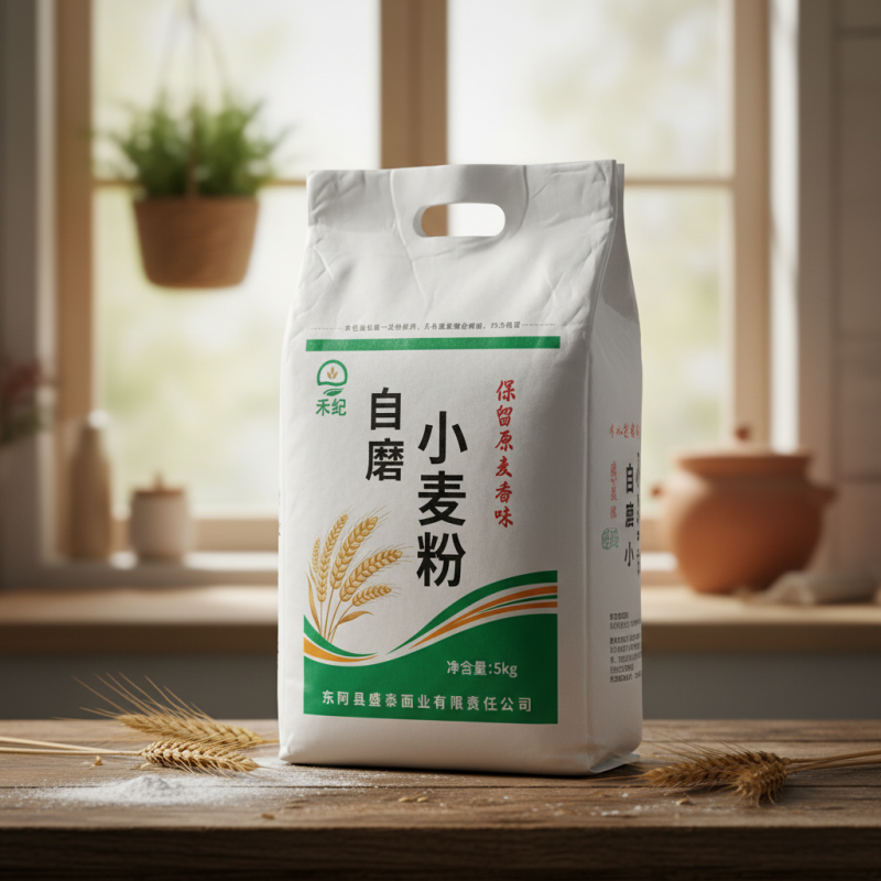 小麦粉***无提取农村自磨面粉老味面粉老面粉