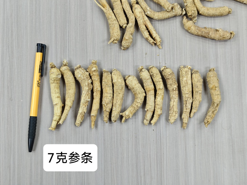 西洋参花旗参整根参条批发零售一件代发泡水煮汤参味浓