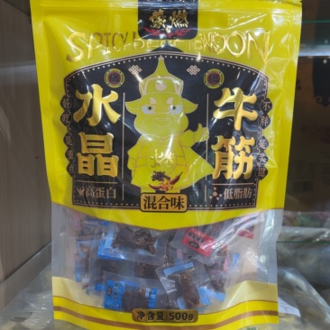 内蒙特产水晶牛筋混合口味特产零食小吃