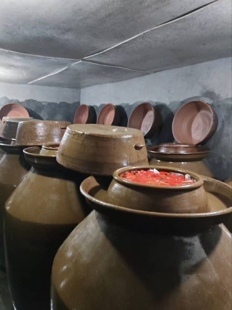 老家土坛子泡酱腌菜泡椒