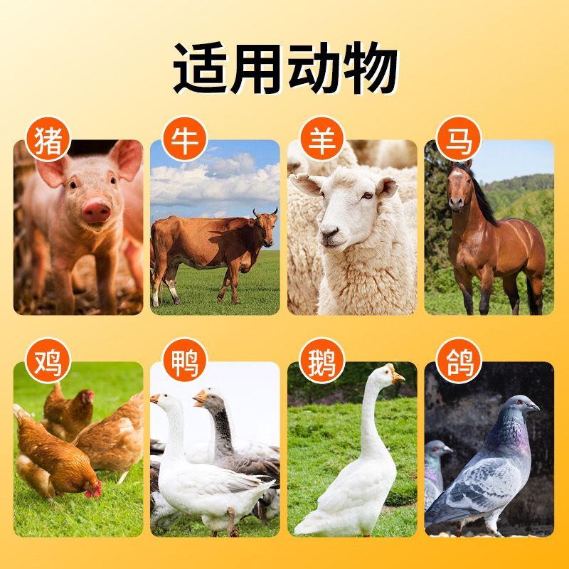 电解多维抗应激，鸡鸭鹅长羽毛靓丽，提高存栏率猪牛羊异食癖