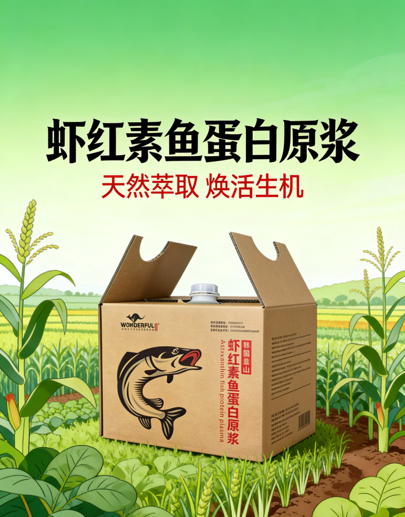 虾红素鱼蛋白原浆快速生根叶片肥厚浓绿膨大果实