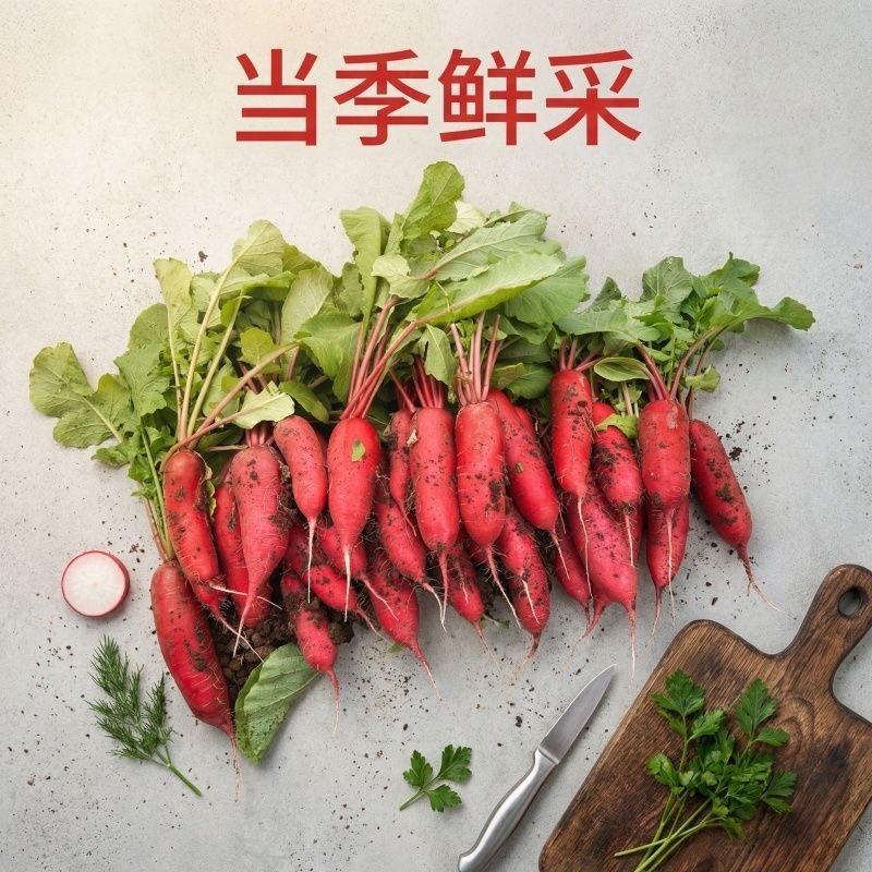 山东产地沂蒙山红皮萝卜大量上市对接各大电商市场商超