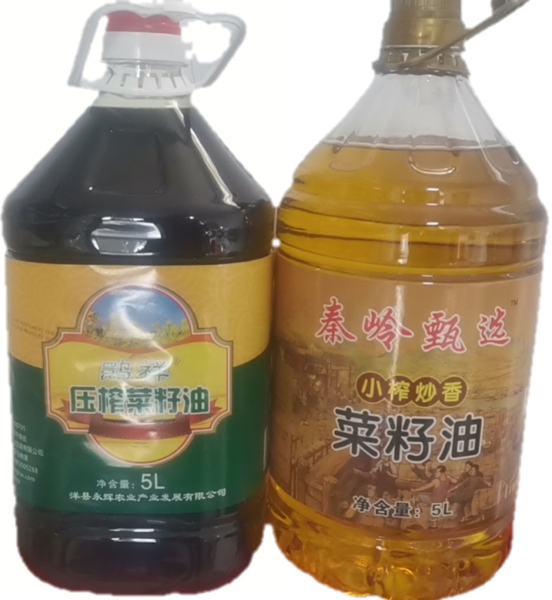 农家土榨菜籽油秦岭朱鹮栖息地菜籽油原产地