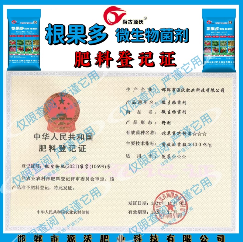 根果多微生物菌剂10亿菌根多多果多多生物有机肥
