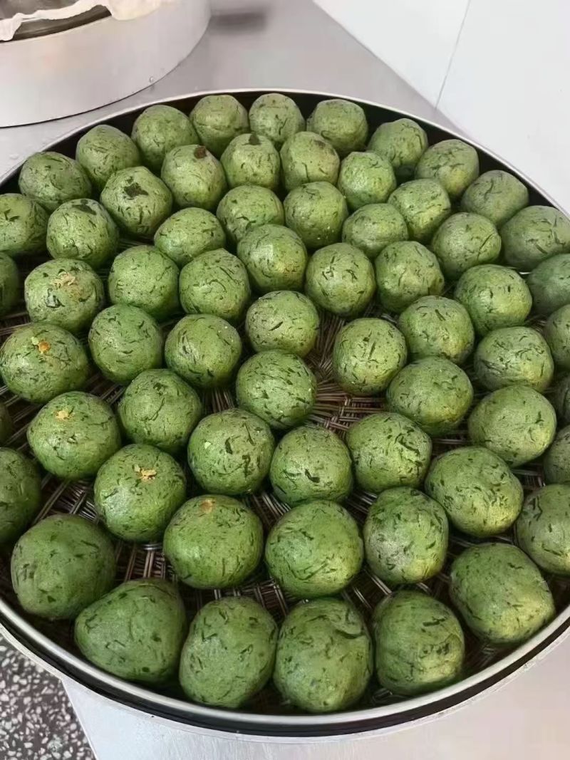 水蜜花粑，艾叶粑