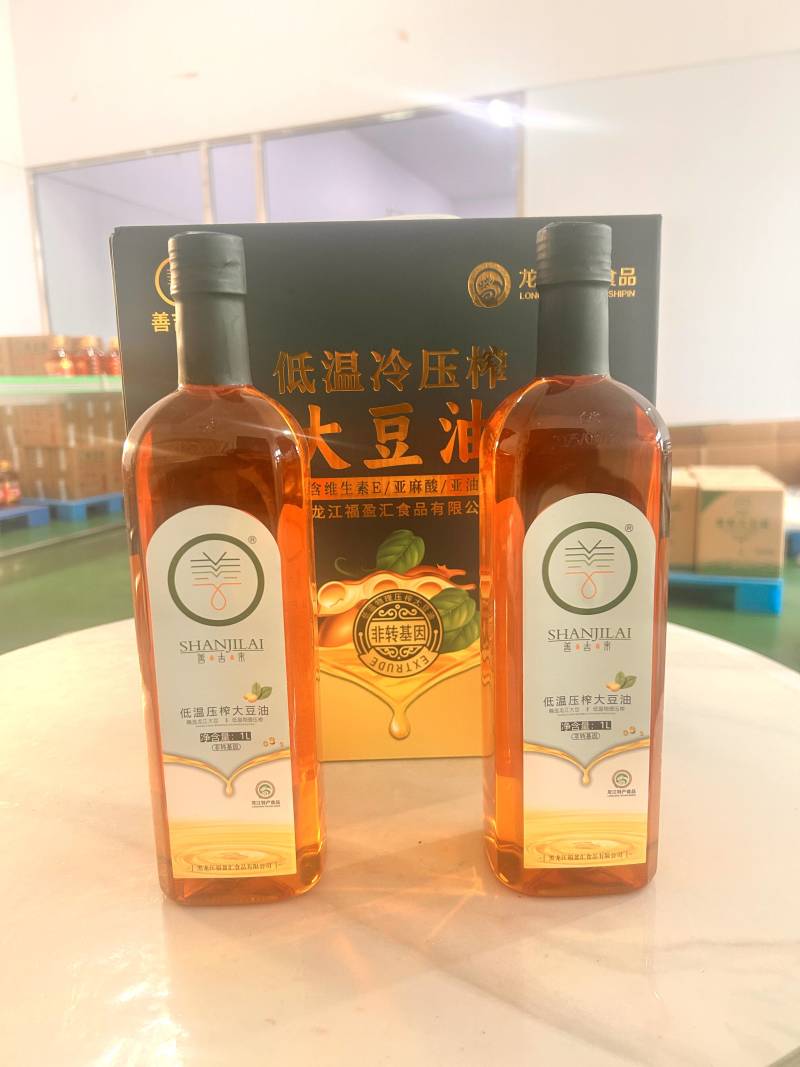 善吉来东北物理笨榨大豆油，非转基因5升