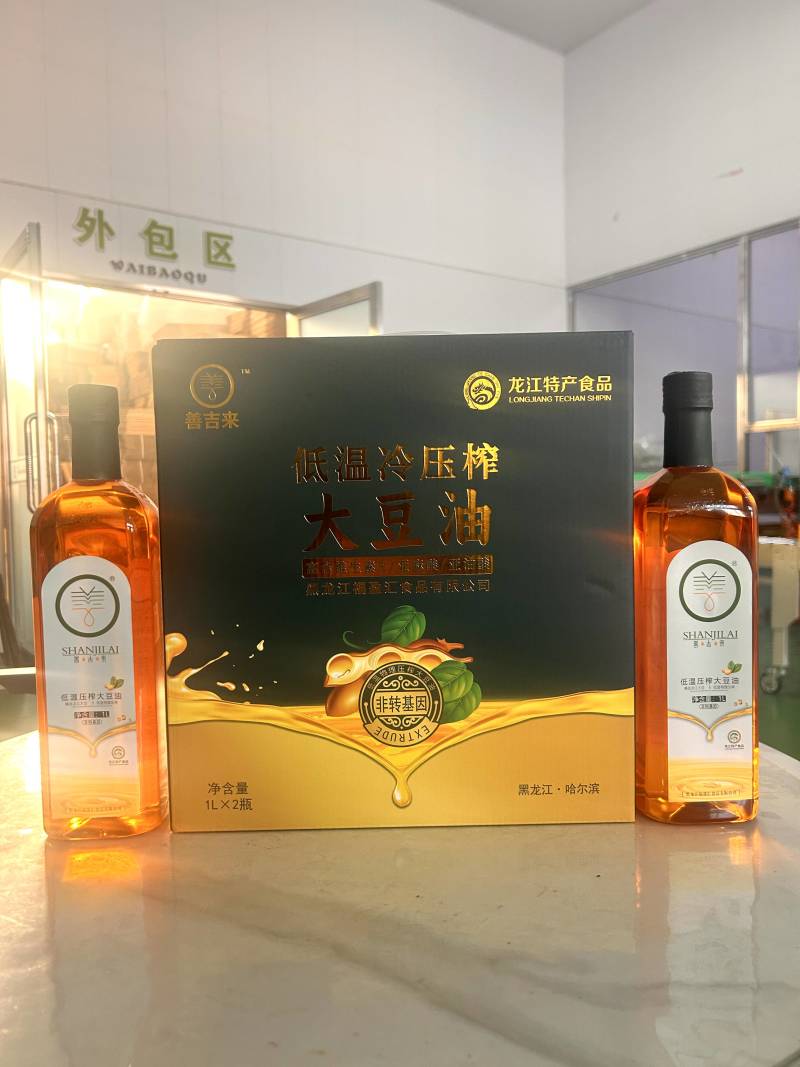 善吉来东北物理笨榨大豆油，非转基因5升
