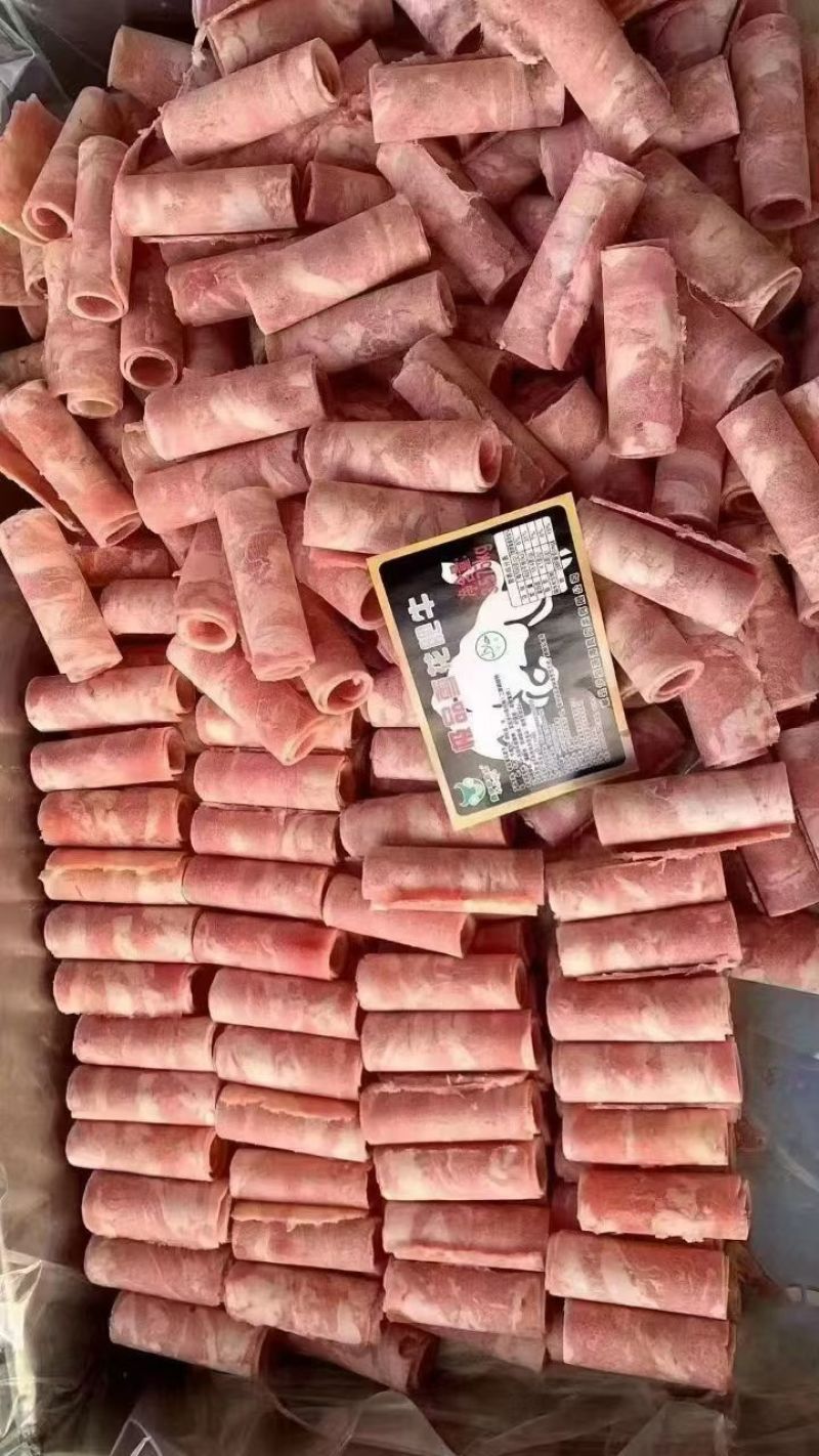 **雪花肥牛，纯牛肉价位美丽