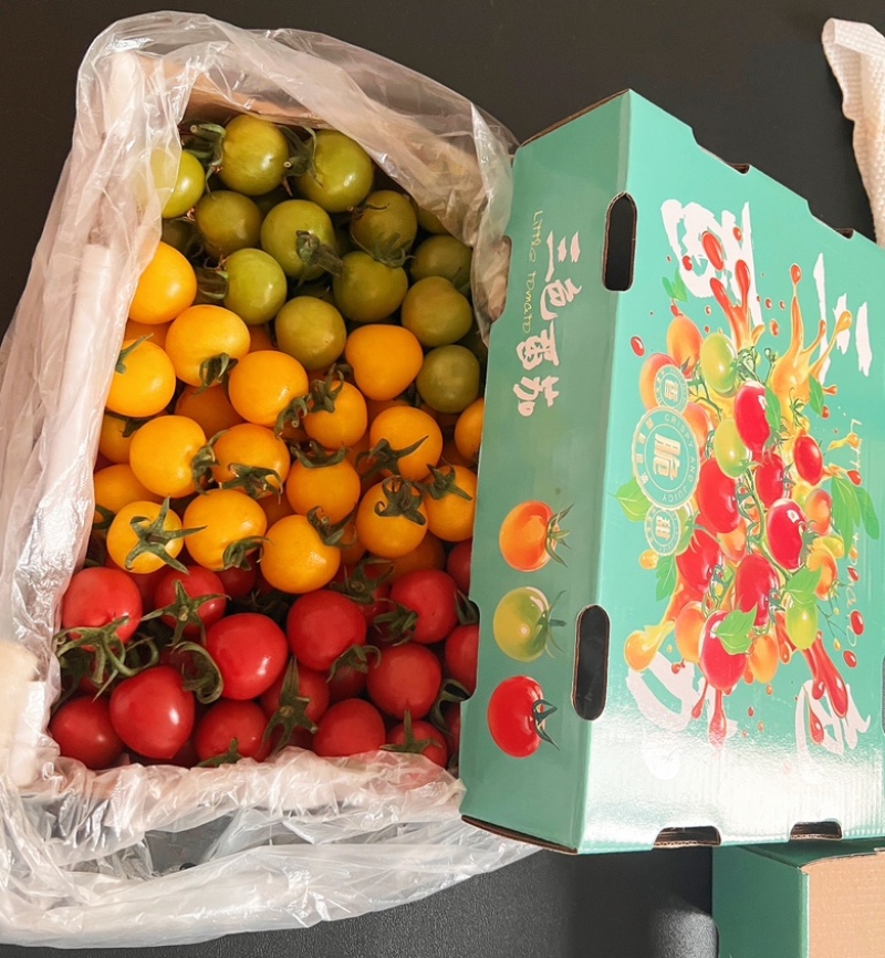 三色礼盒装小番茄