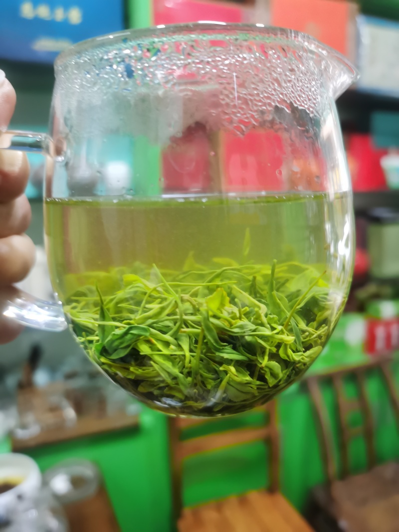 2026明前特级龙井43炒青绿茶栗香豆香味恩施富硒绿茶