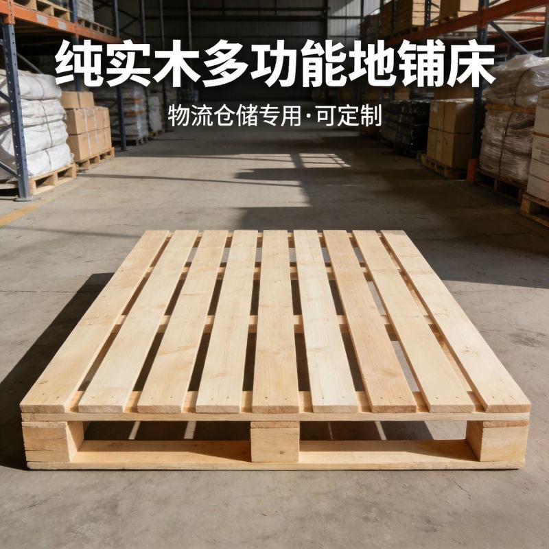 免熏蒸出口木托盘物流叉车木托卡板垫板外贸出口托盘复合板垫