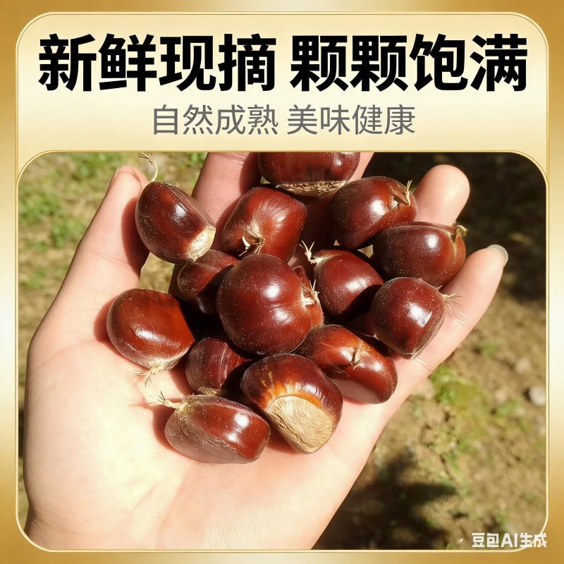 【迁西早期老树板栗】25年新货软糯香甜炒货专用产地直发