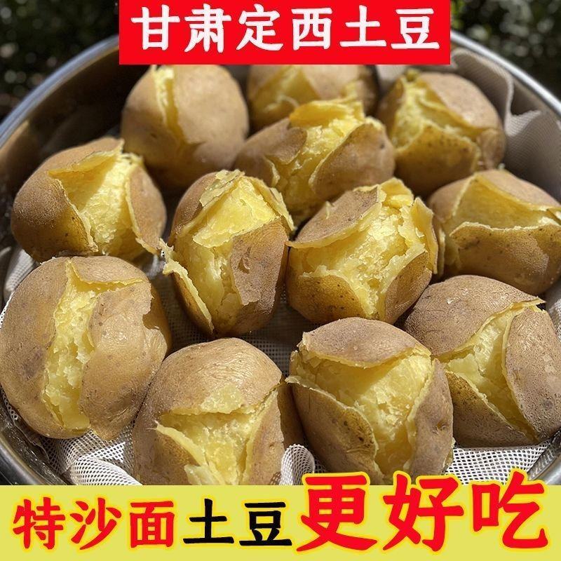 定西黄皮黄心沙面土豆，西森，陇7品种一件发主接电商和餐饮