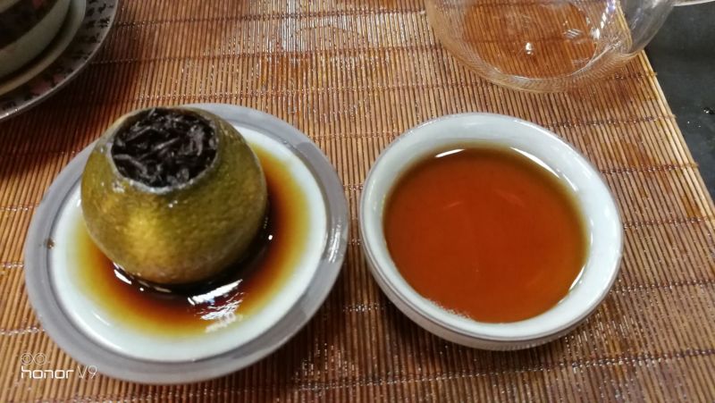 新会原产地出品半生晒青柑普洱茶柑普茶正品保证