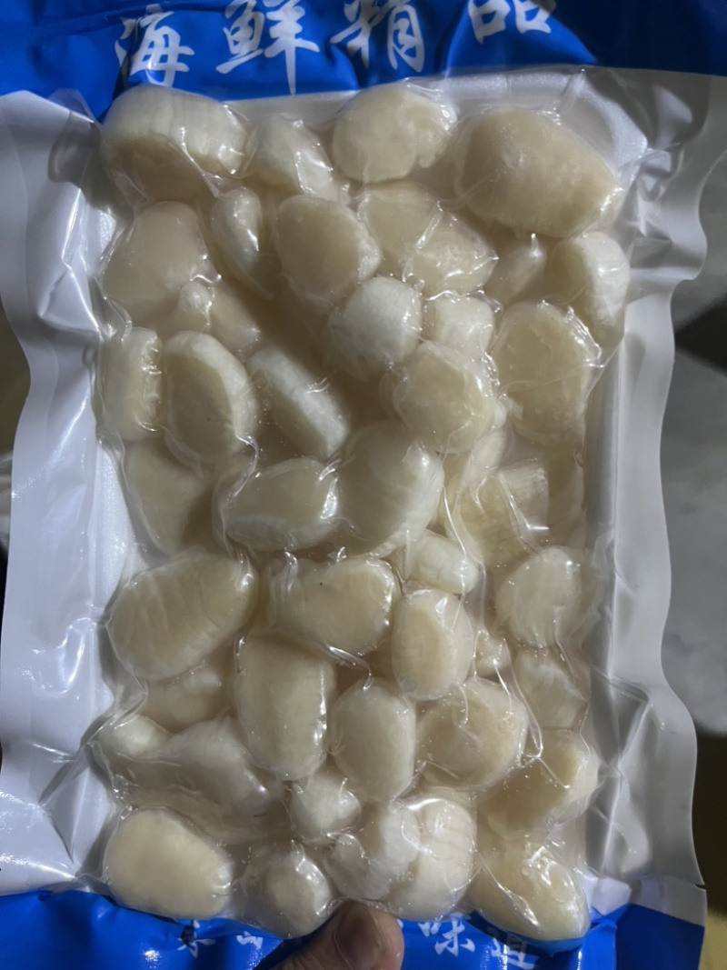 虾夷贝柱，马贝丁，马贝柱。一袋400克，一箱20袋。