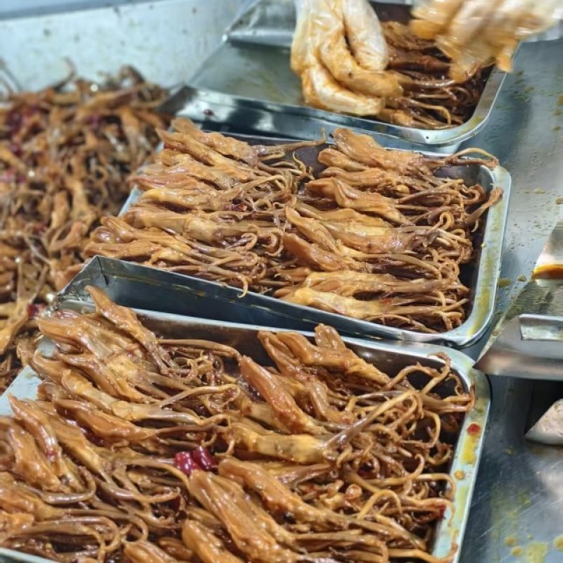鸭舌，卤鸭舌