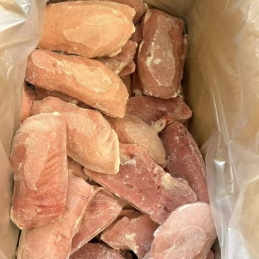 箱装去皮单冻鸭胸