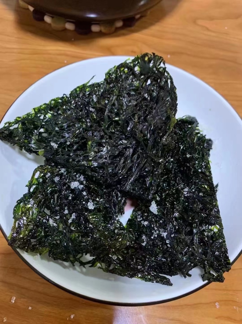 广东汕头莱芜紫菜日晒紫菜免洗无沙***野生紫菜