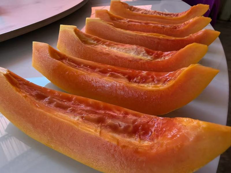 海南红心木瓜货源充足全国发货对接批发商可视频看货
